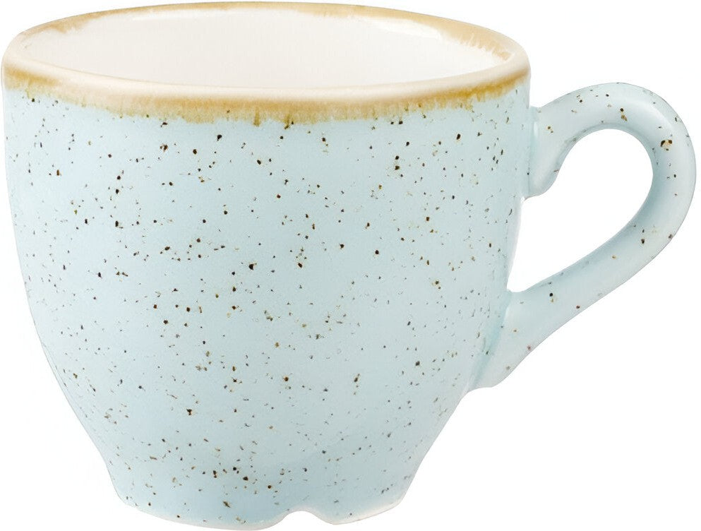 Churchill - 2.5" Super Vitrified Stonecast Duck Egg Blue Espresso Cup, Pack of 12 - SDESCEB91