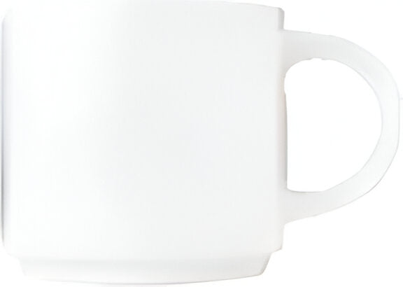 Churchill - 3.1" Super Vitrified White Stacking Cup, Pack of 24 - WHFT101