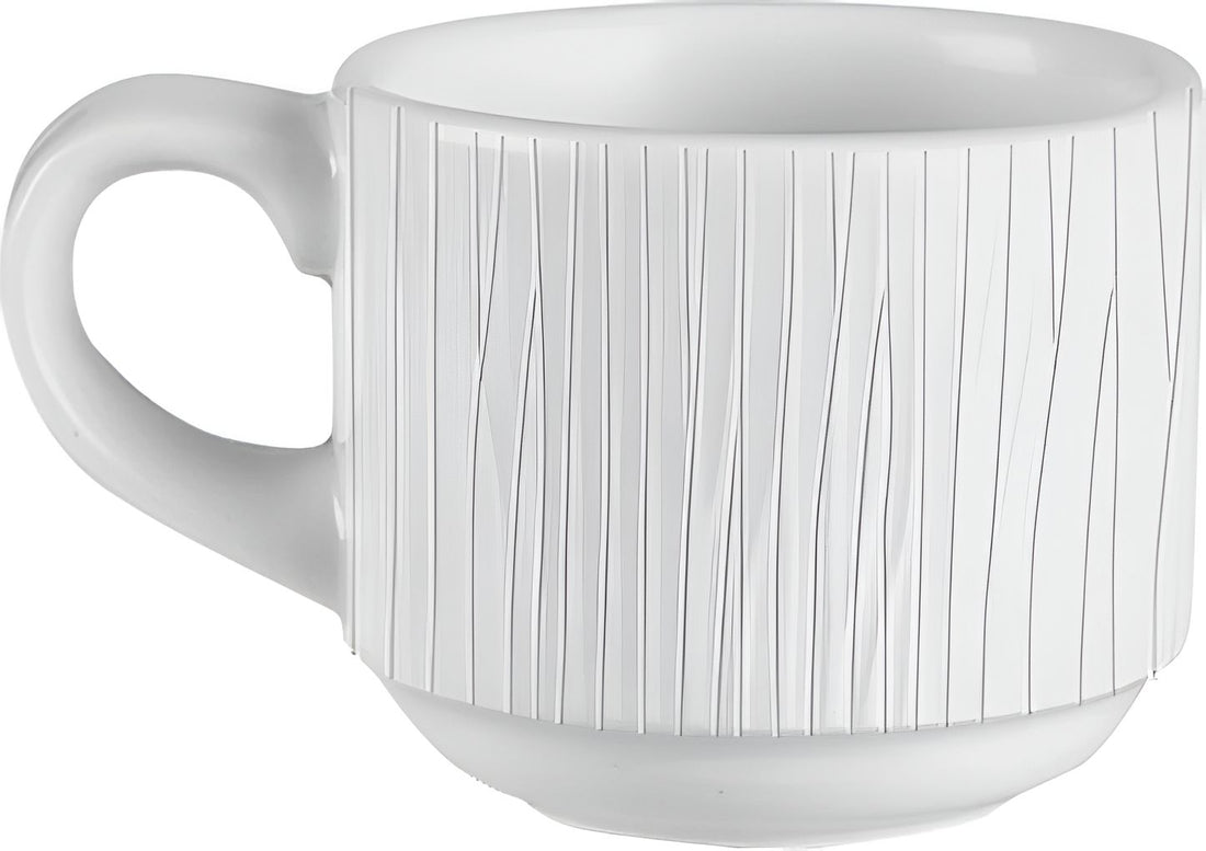 Churchill - 3.3" Super Vitrified Bamboo Stacking Cup, Pack of 12 - WHBALSC81