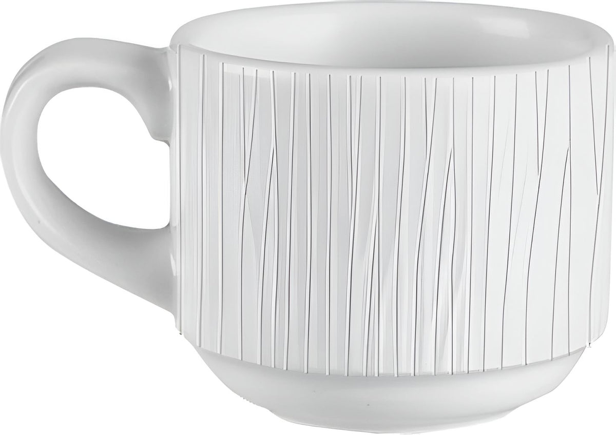 Churchill - 3.3" Super Vitrified Bamboo Stacking Cup, Pack of 12 - WHBALSC81