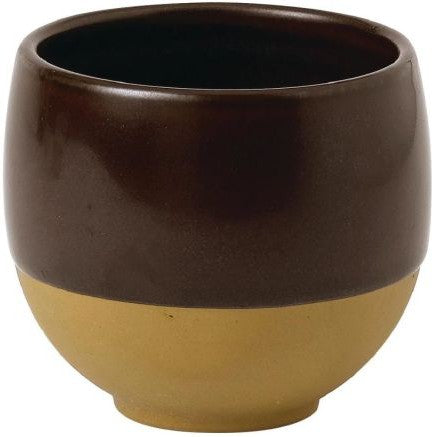 Churchill - 3.3" Super Vitrified Emerge Cinnamon Brown Chip Mug, Pack of 12 - EMBREM111