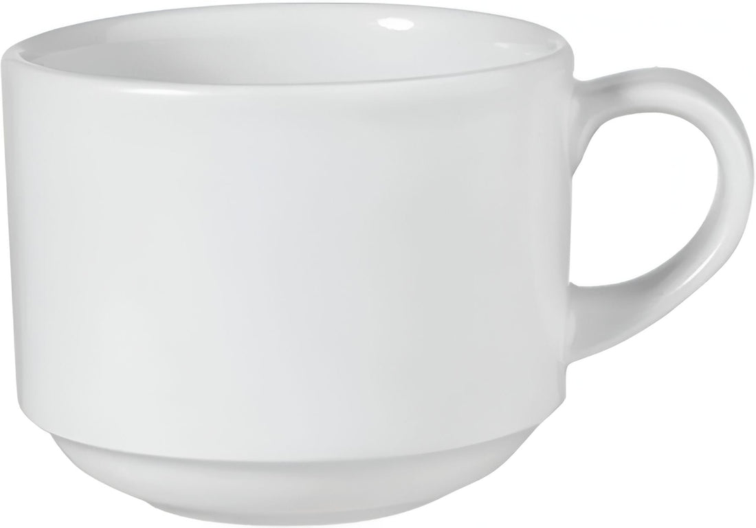 Churchill - 3.3" Super Vitrified Profile Stacking Cup, Pack of 12 - WHVSC81