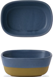 Churchill - 3.4" Super Vitrified Emerge Oslo Blue Deep Dish, Pack of 6 - EMBLED121