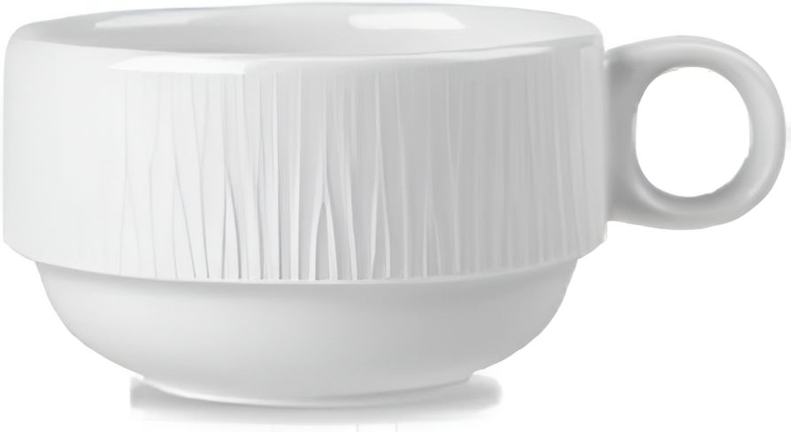Churchill - 3.5" Super Vitrified Bamboo Stacking Cup, Pack of 12 - WHBALC201