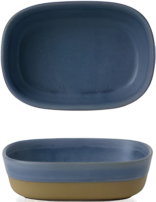 Churchill - 4.6" Super Vitrified Emerge Oslo Blue Deep Dish, Pack of 6 - EMBLED171
