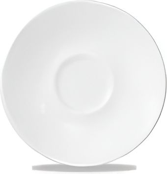 Churchill - 4.6" Super Vitrified Latte Espresso Saucer, Pack of 24 - WHESS1