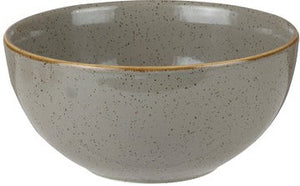 Churchill - 5.1" Super Vitrified Stonecast Peppercorn Grey Soup Bowl, Set of 12 - SPGSRBL61