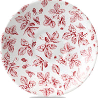 Churchill - 5.5" Super Vitrified Cranberry Bramble Georgian Saucer, Pack of 12 - CBAGTS1