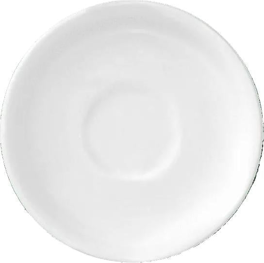 Churchill - 5.5" Super Vitrified White Tea Saucer, Pack of 24 - WHTS1
