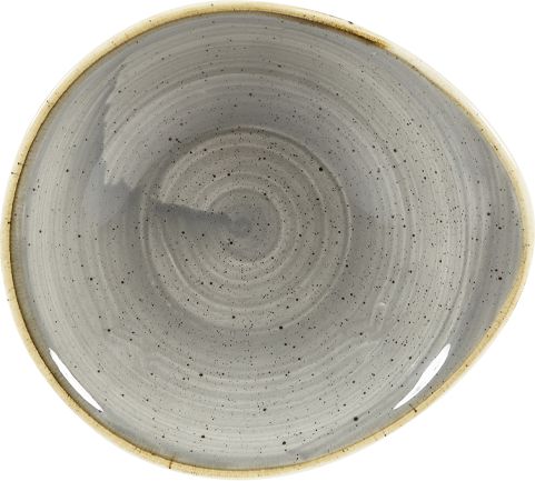 Churchill - 5.7" Super Vitrified Stonecast Peppercorn Grey Round Dish, Pack of 12 - SPGSID61