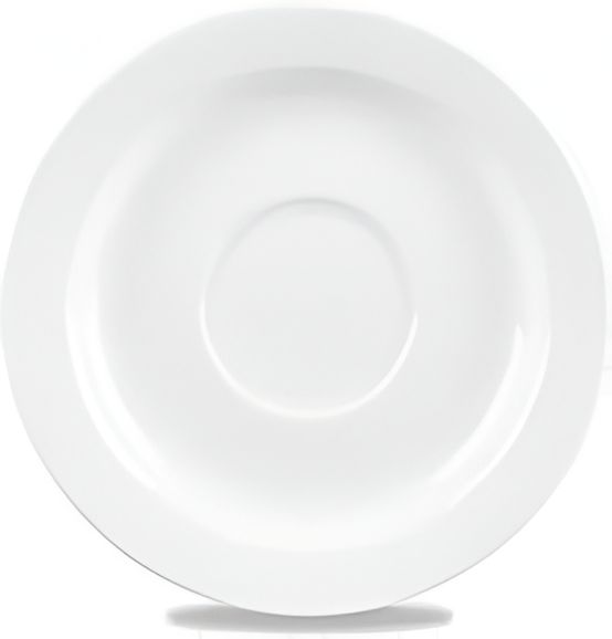 Churchill - 5.8" Super Vitrified Profile Saucer, Pack of 12 - WHVSM1