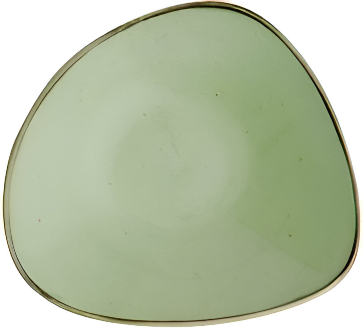 Churchill - 6" Super Vitrified Stonecast Sage Green Triangle Bowl, Pack of 12 - SSASTRB61
