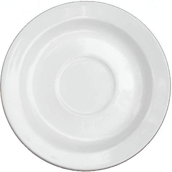 Churchill - 6.1" Super Vitrified Cafe Cappuccino Saucer, Pack of 24 - WHCSS1