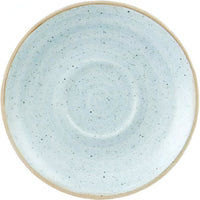 Churchill - 6.1" Super Vitrified Duck Egg Blue Stonecast Saucer, Pack of 12 - SDESCSS1