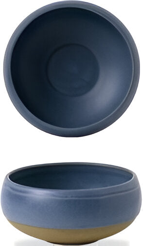 Churchill - 6.2" Super Vitrified Emerge Oslo Blue Deep Bowl, Pack of 6 - EMBLEM401