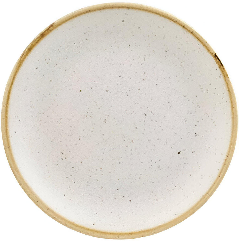Churchill - 6.5" Super Vitrified Stonecast Barley White Small Coupe Plate, Pack of 12 - SWHSEVP61