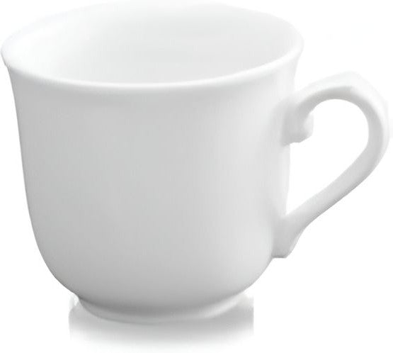 Churchill - 7 Oz Super Vitrified White Holloware Sandringham Elegant Cup, Pack of 24 - WHCSE1