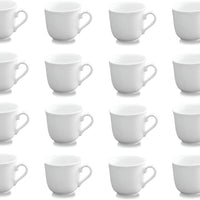 Churchill - 7 Oz Super Vitrified White Holloware Sandringham Elegant Cup, Pack of 24 - WHCSE1