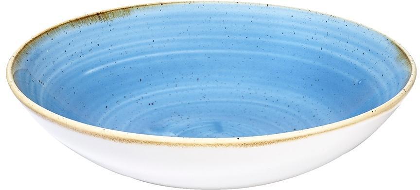 Churchill - 7.25" Super Vitrified Stonecast Cornflower Blue Small Coupe Bowl, Pack of 12 - SCFSEVB71