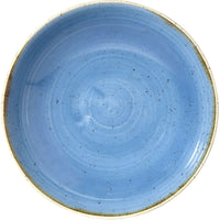 Churchill - 7.25" Super Vitrified Stonecast Cornflower Blue Small Coupe Bowl, Pack of 12 - SCFSEVB71