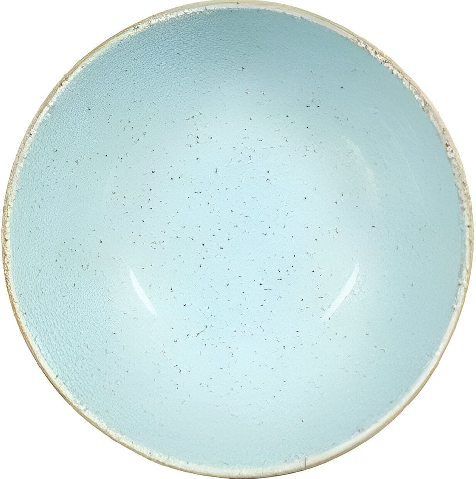 Churchill - 7.25" Super Vitrified Stonecast Duck Egg Blue Bowl, Pack of 6 - SDESNDBL1