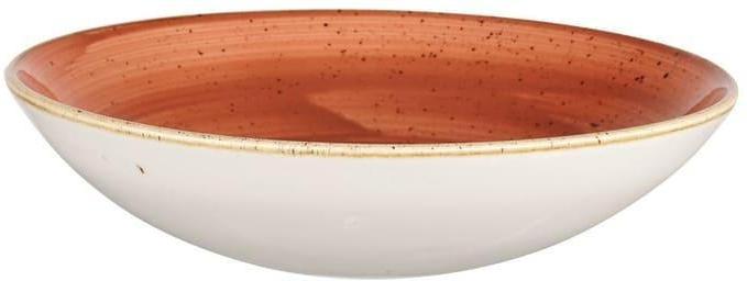 Churchill - 7.25" Super Vitrified Stonecast Spiced Orange Small Coupe Bowl, Pack of 12 - SSOSEVB71