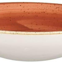 Churchill - 7.25" Super Vitrified Stonecast Spiced Orange Small Coupe Bowl, Pack of 12 - SSOSEVB71