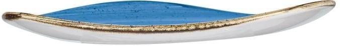 Churchill - 7.5" Super Vitrified Stonecast Cornflower Blue Triangle Plate, Pack of 12 - SCFSTR71