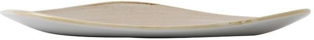 Churchill - 7.5" Super Vitrified Stonecast Nutmeg Cream Triangle Plate, Pack of 12 - SNMSTR71