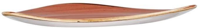 Churchill - 7.5" Super Vitrified Stonecast Spiced Orange Triangle Plate, Pack of 12 - SSOSTR71