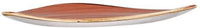 Churchill - 7.5" Super Vitrified Stonecast Spiced Orange Triangle Plate, Pack of 12 - SSOSTR71