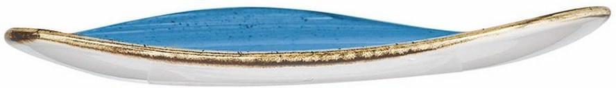 Churchill - 9" Super Vitrified Stonecast Cornflower Blue Triangle Plate, Pack of 12 - SCFSTR91