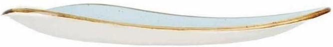 Churchill - 9" Super Vitrified Stonecast Duck Egg Blue Triangle Plate, Pack of 12 - SDESTR91