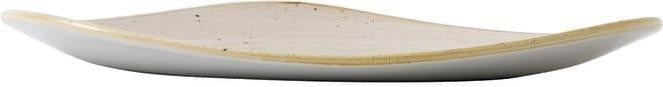 Churchill - 9" Super Vitrified Stonecast Nutmeg Cream Triangle Plate, Pack of 12 - SNMSTR91