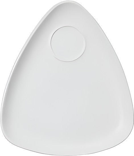 Churchill - 9.6" Super Vitrified Snack Attack Triangle Plate, Pack of 6 - WHTSP1
