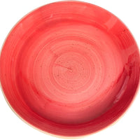 Churchill - 9.75" Super Vitrified Stonecast Berry Red Large Coupe Pasta Bowl, Pack of 12 - SBRSEVB91