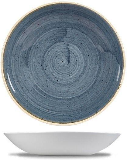 Churchill - 9.75" Super Vitrified Stonecast Blueberry Large Coupe Pasta Bowl, Pack of 12 - SBBSEVB91