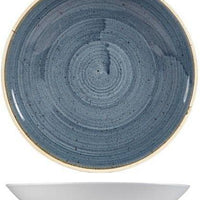 Churchill - 9.75" Super Vitrified Stonecast Blueberry Large Coupe Pasta Bowl, Pack of 12 - SBBSEVB91