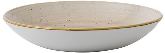 Churchill - 9.75" Super Vitrified Stonecast Nutmeg Cream Large Coupe Pasta Bowl, Pack of 12 - SNMSEVB91