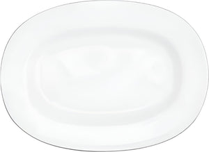 Churchill - Alchemy 13" White Rimmed Oval Dish, Set of 6 - APRAO131