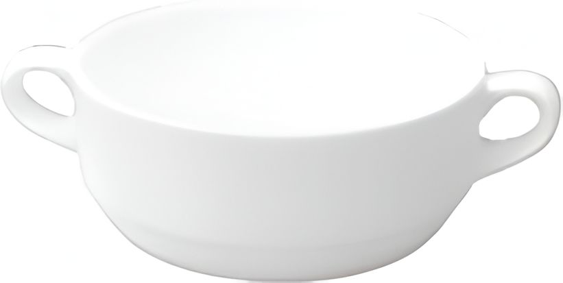 Churchill - Alchemy 2.1" White Consomme Bowl with Handled, Pack of 24 - APRAHCB1