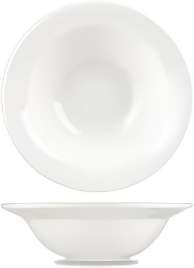 Churchill - Alchemy 9.6" White Round Soup Bowl, Pack of 12 - APRAB91
