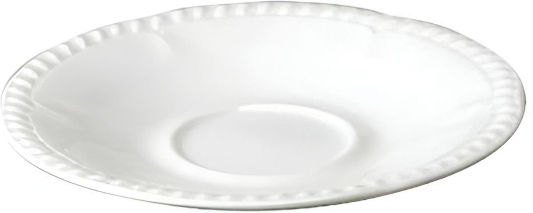 Churchill - Buckingham 6" Super Vitrified Large Saucer, Pack of 24 - WBTS1