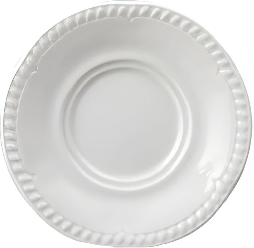 Churchill - Buckingham 6" Super Vitrified Large Saucer, Pack of 24 - WBTS1