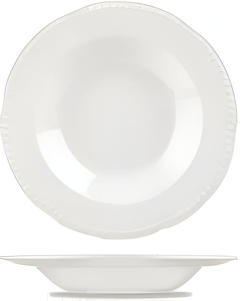 Churchill - Buckingham 9" Super Vitrified Rimmed Soup Bowl, Pack of 24 - WBS91