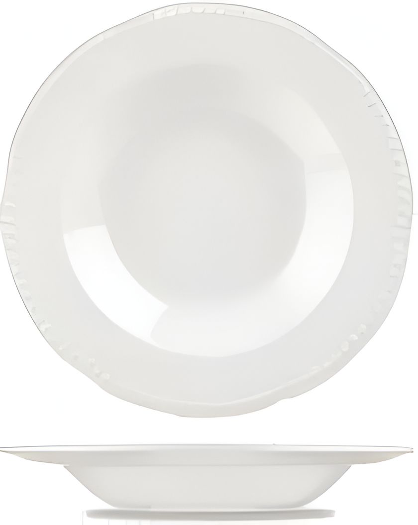 Churchill - Buckingham 9" Super Vitrified Rimmed Soup Bowl, Pack of 24 - WBS91