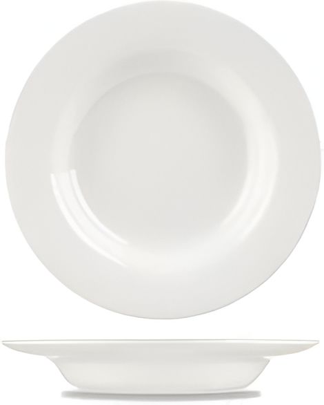 Churchill - Classic 9" Super Vitrified Rimmed Soup, Pack of 24 - WHS91