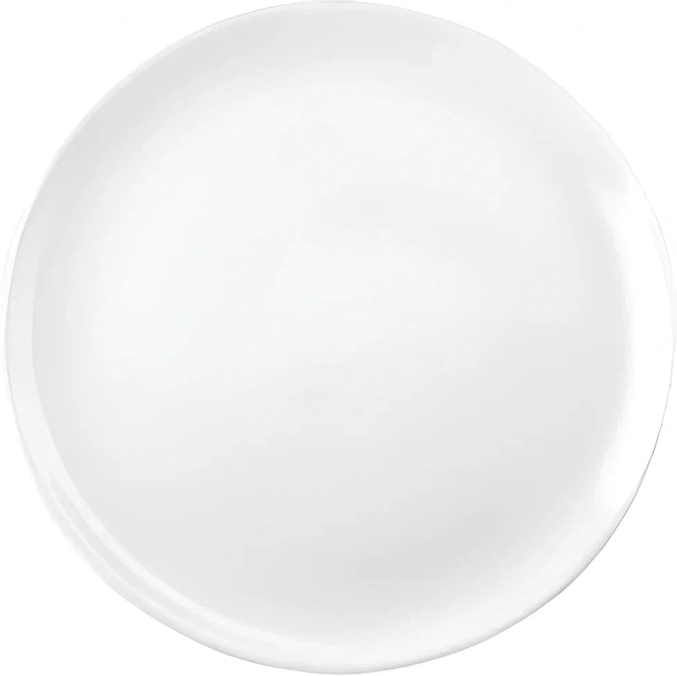 Churchill - Evolve 11.3" Super Vitrified White Coupe Plate, Pack of 12 - WHEV111