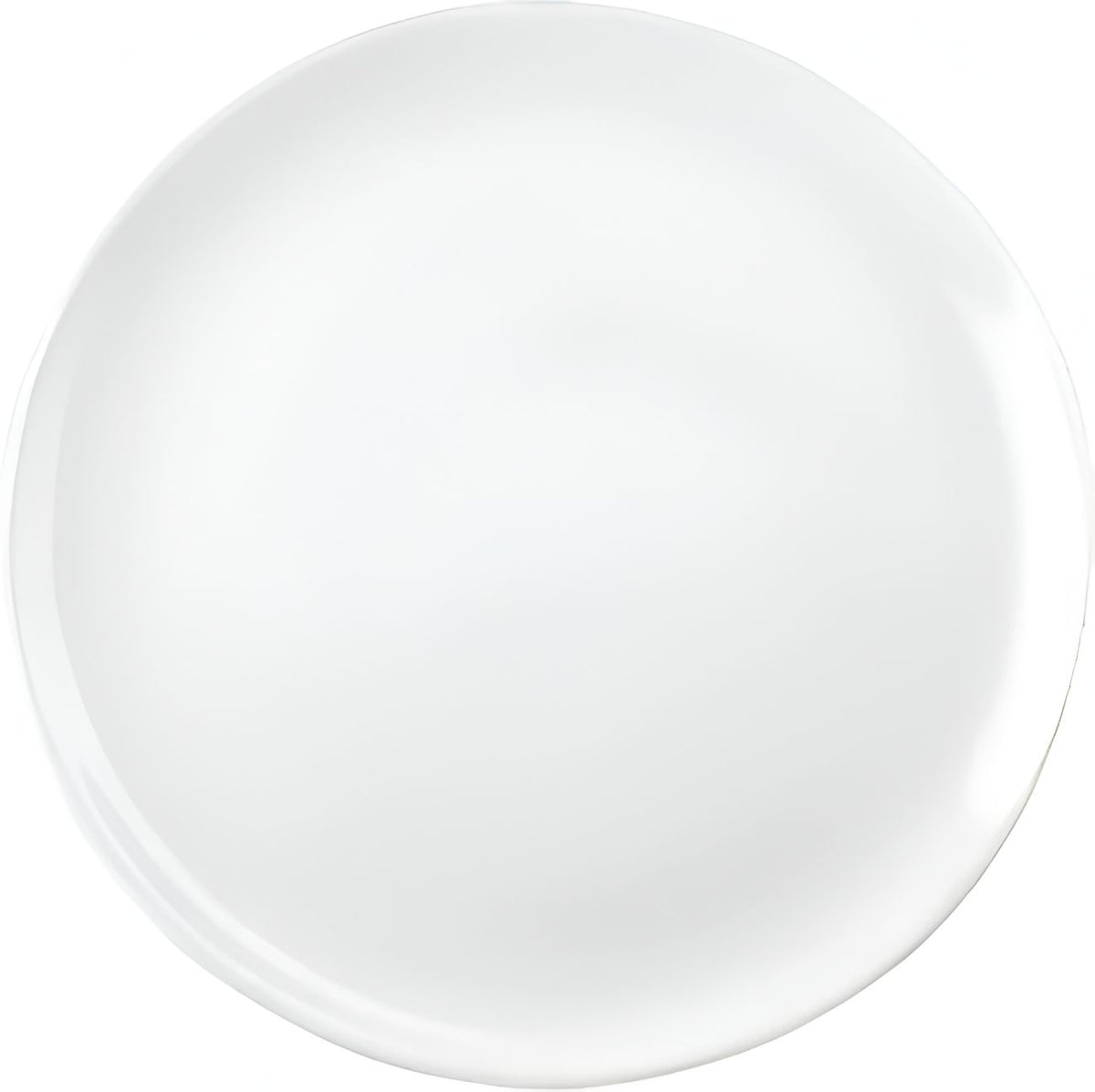 Churchill - Evolve 12.7" Super Vitrified White Coupe Plate, Pack of 6 - WHEV121