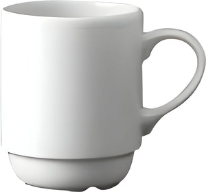 Churchill - Holloware 2.9" Super Vitrified White Stacking Mug, Set of 24 - WHMSS1
